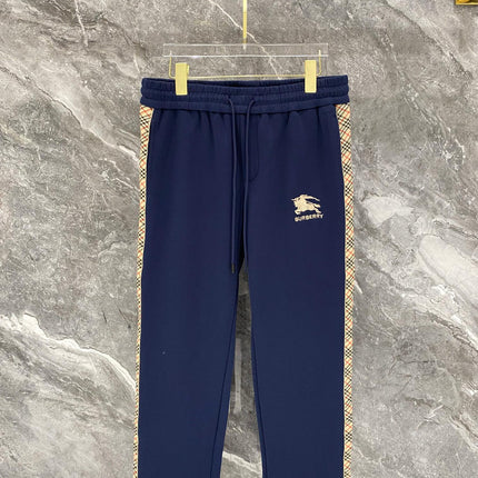 BURBERRY 26S CHECK-TRIM ZIP-UP TRACKSUIT 483