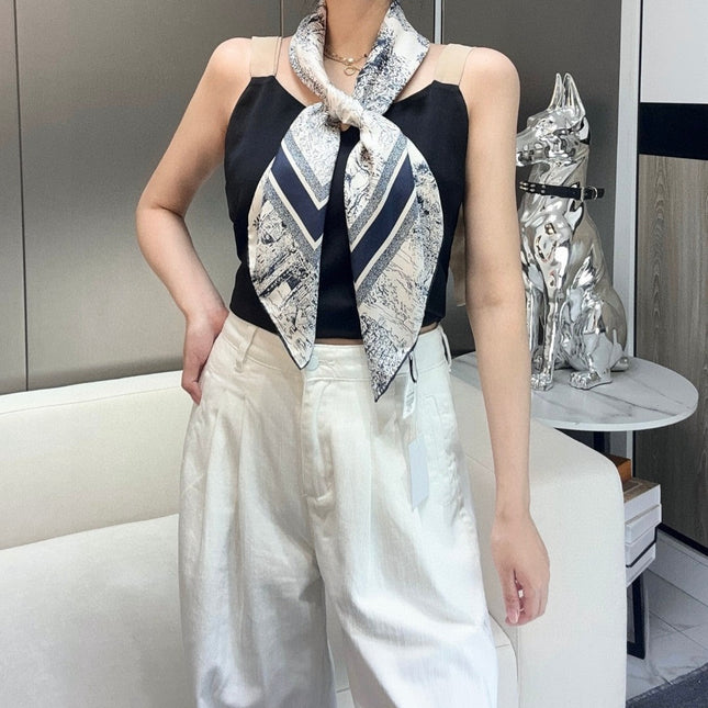 DIOR 26S SCARF 90CM IN SILK 305978