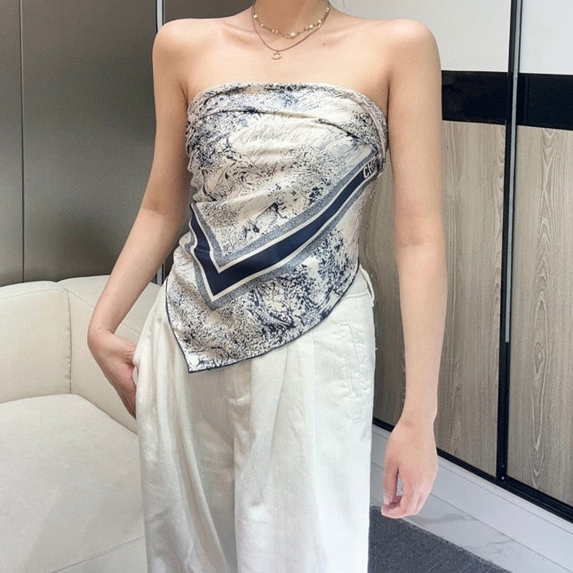 DIOR 26S SCARF 90CM IN SILK 305978