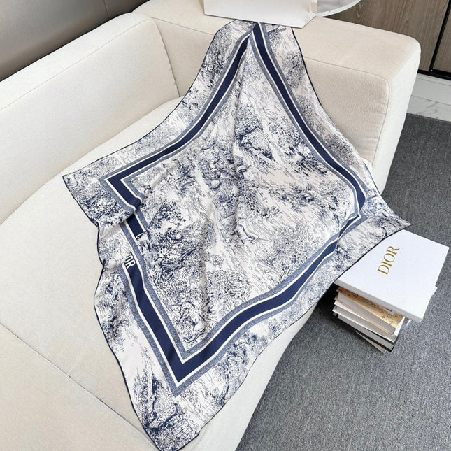 DIOR 26S SCARF 90CM IN SILK 305978
