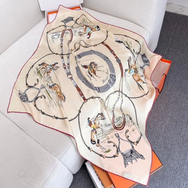 HERMES 26S SCARF 90 IN SILK 303213