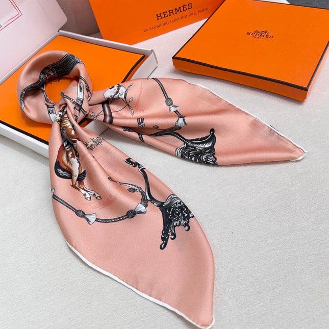 HERMES 26S SCARF 90 IN SILK 303212