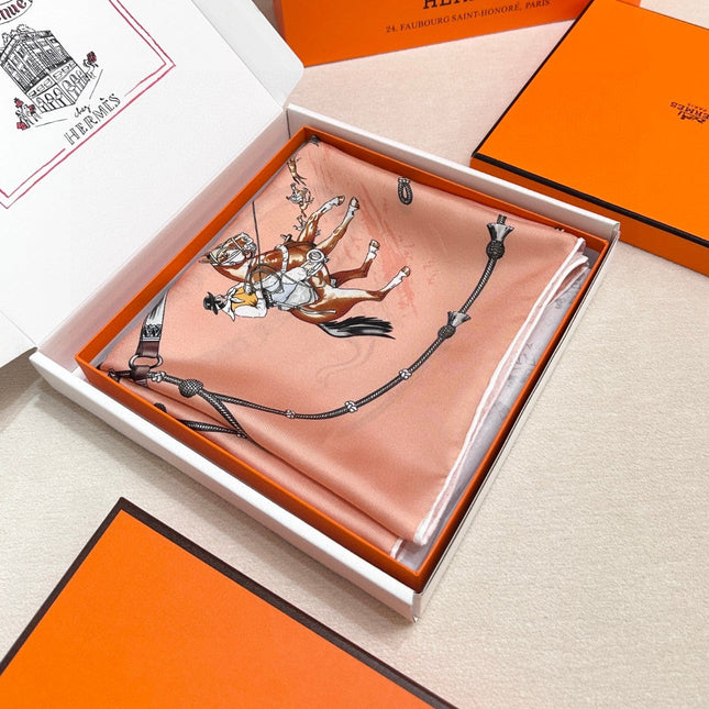 HERMES 26S SCARF 90 IN SILK 303212