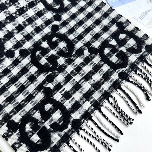 GUCCI 25S SCARF 220 IN CASHMERE 732134