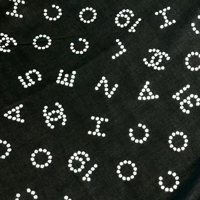 CHANEL 26S SCARF 140 IN WOOL AND SILK 311816