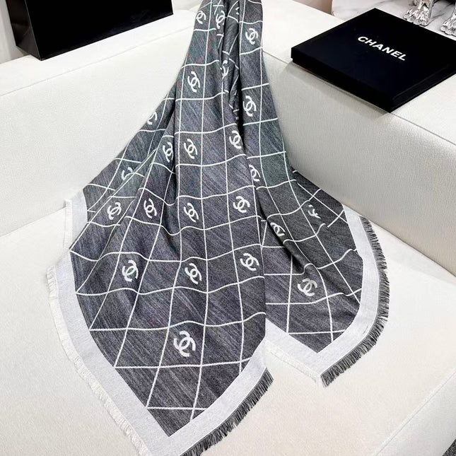 CHANEL 26S SCARF 140 IN SILK 309416