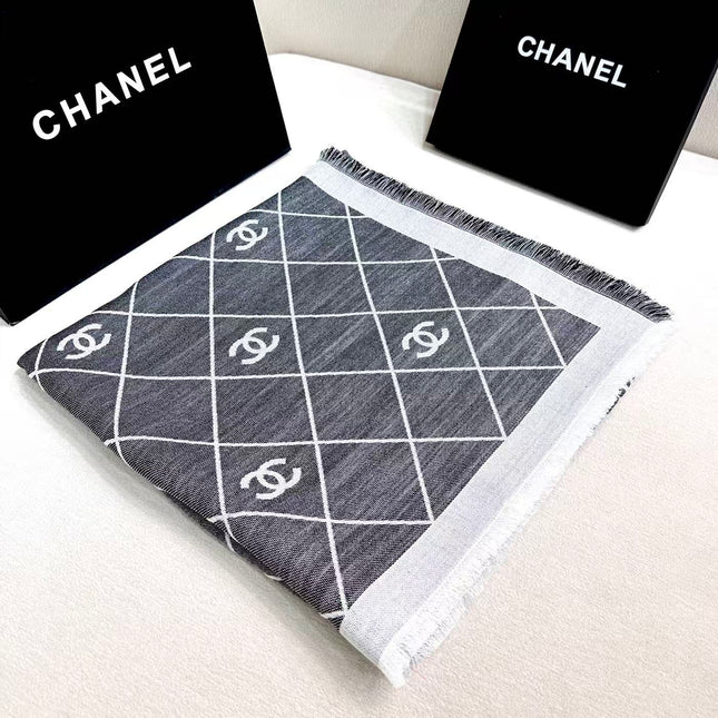 CHANEL 26S SCARF 140 IN SILK 309416