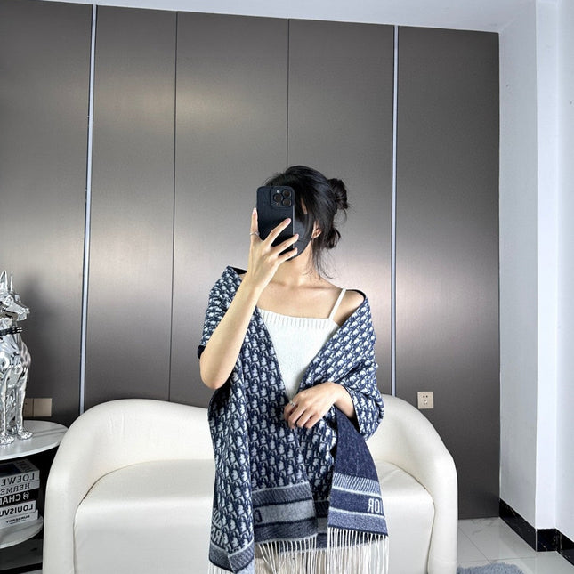 DIOR 26S SCARF 180CM IN CASHMERE 286180