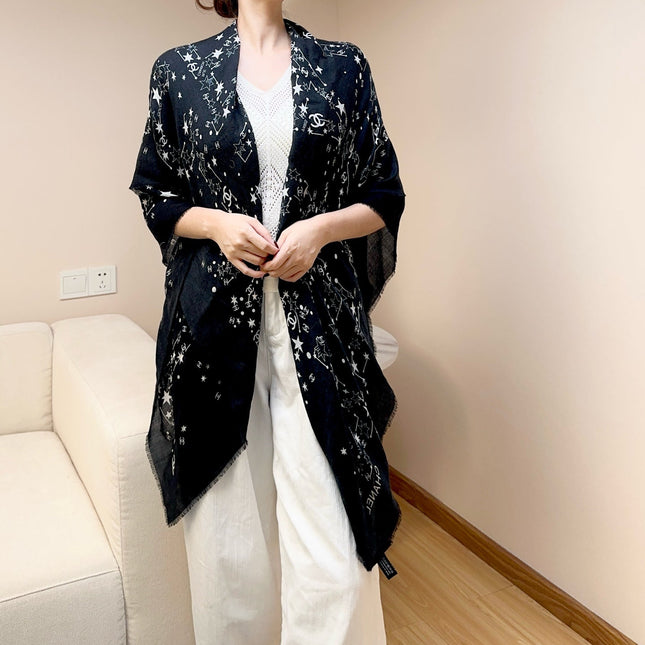 CHANEL 26S SCARF 140 IN SILK 309774