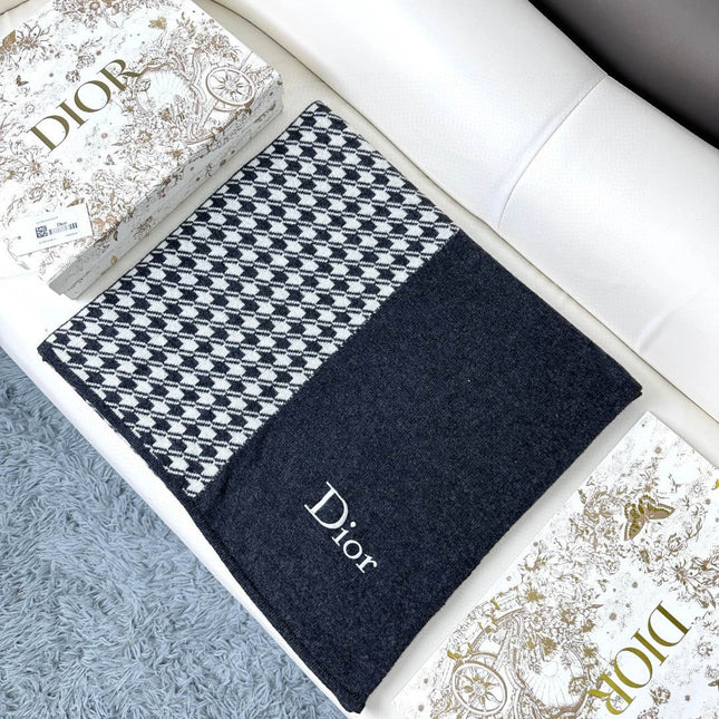 DIOR 26S SCARF 190CM IN CASHMERE 128106