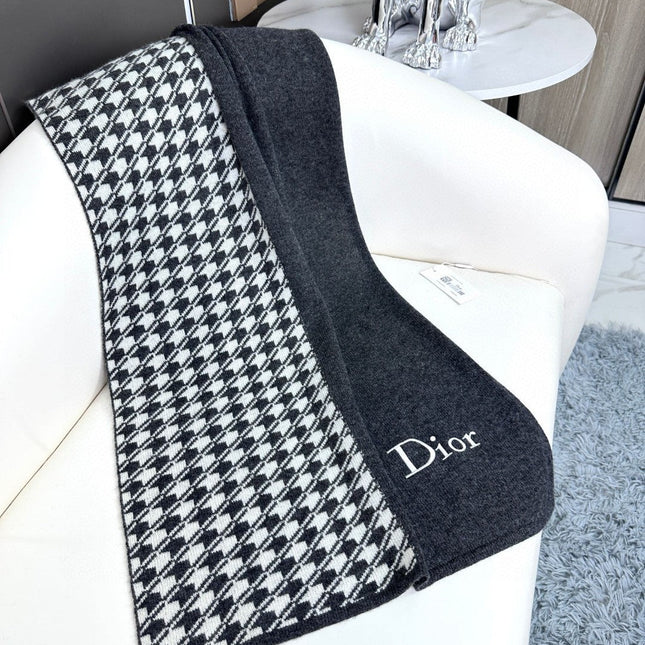 DIOR 26S SCARF 190CM IN CASHMERE 128106