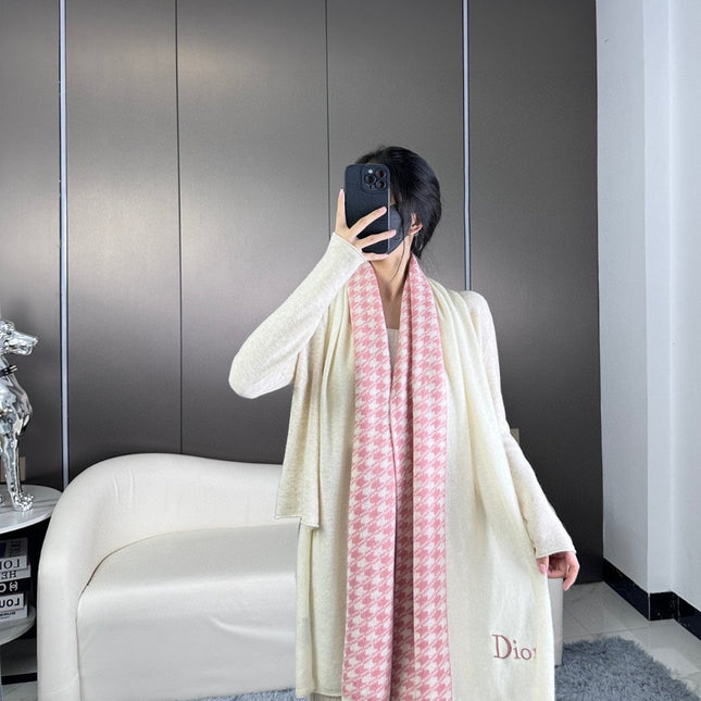 DIOR 26S SCARF 190CM IN CASHMERE 128107