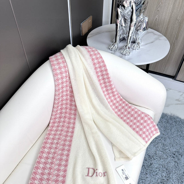 DIOR 26S SCARF 190CM IN CASHMERE 128107