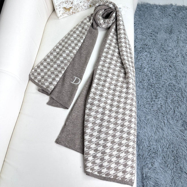 DIOR 26S SCARF 190CM IN CASHMERE 130109