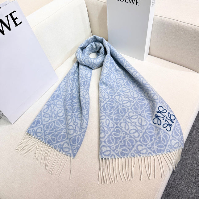 LOEWE 26S SCARF 180 IN CASHMERE WOOL 266430