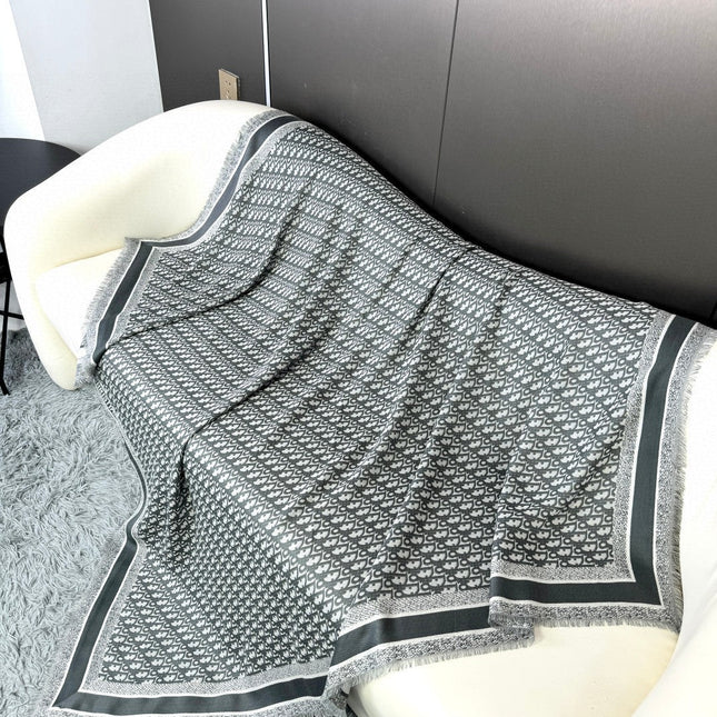 DIOR 26S SCARF 140CM IN CASHMERE SILK 313215