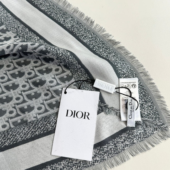 DIOR 26S SCARF 140CM IN CASHMERE SILK 313215