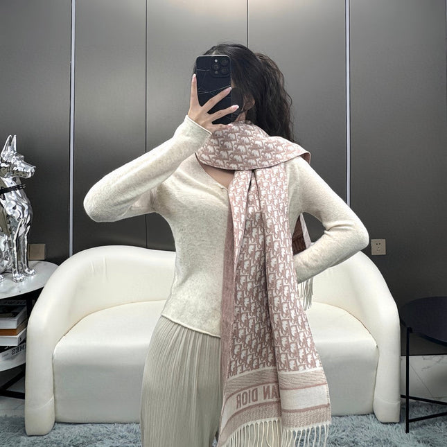 DIOR 26S SCARF 180CM IN CASHMERE 286179
