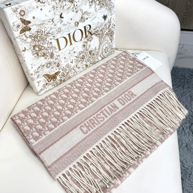 DIOR 26S SCARF 180CM IN CASHMERE 286179