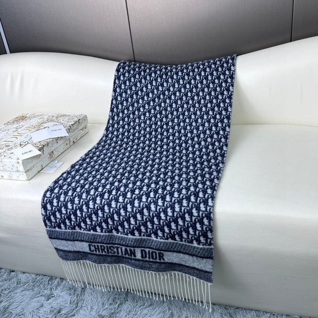 DIOR 26S SCARF 180CM IN CASHMERE 286180