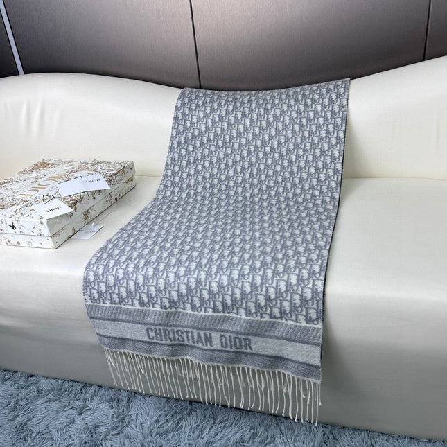 DIOR 26S SCARF 180CM IN CASHMERE 257325