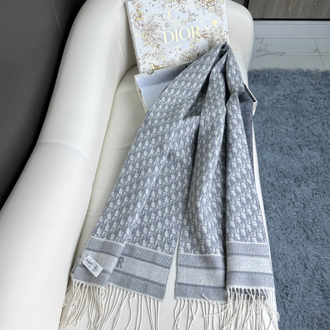 DIOR 26S SCARF 180CM IN CASHMERE 257325