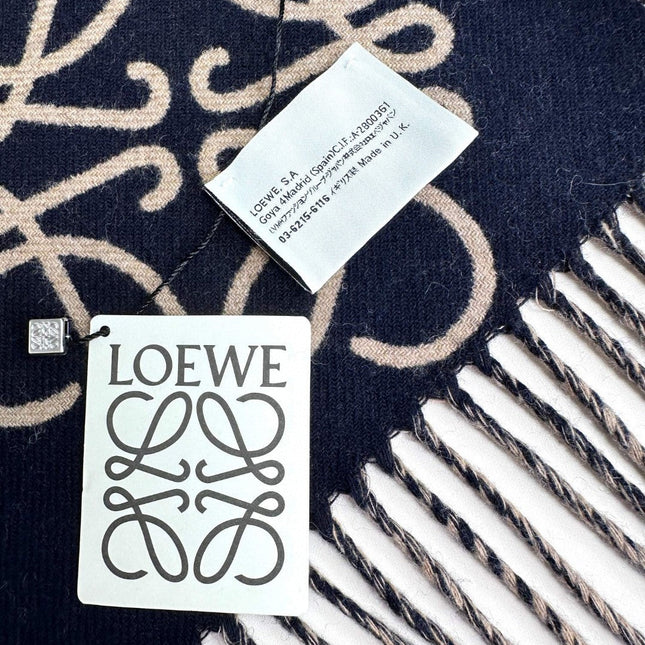 LOEWE 26S SCARF 180 IN CASHMERE WOOL 297945