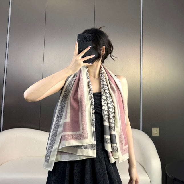 DIOR 26S SCARF 140CM IN CASHMERE SILK 304568