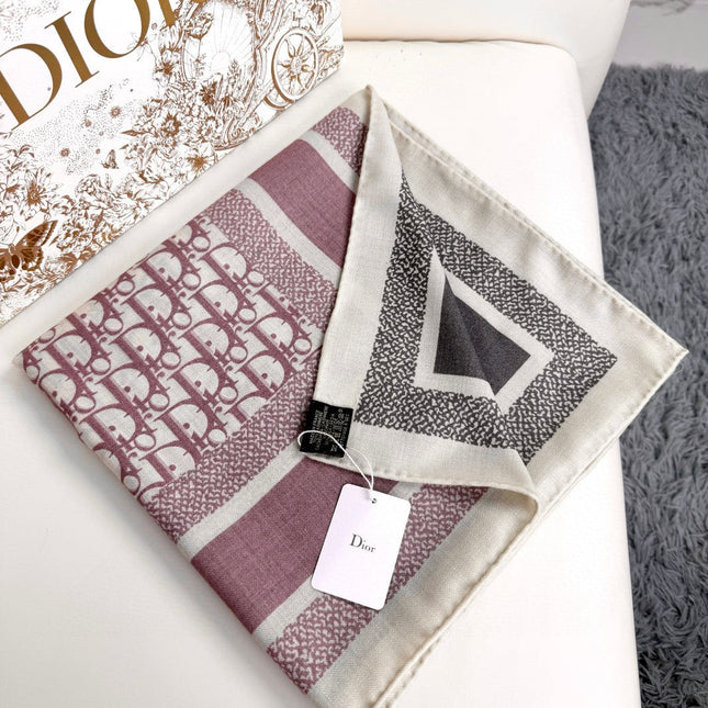 DIOR 26S SCARF 140CM IN CASHMERE SILK 304568
