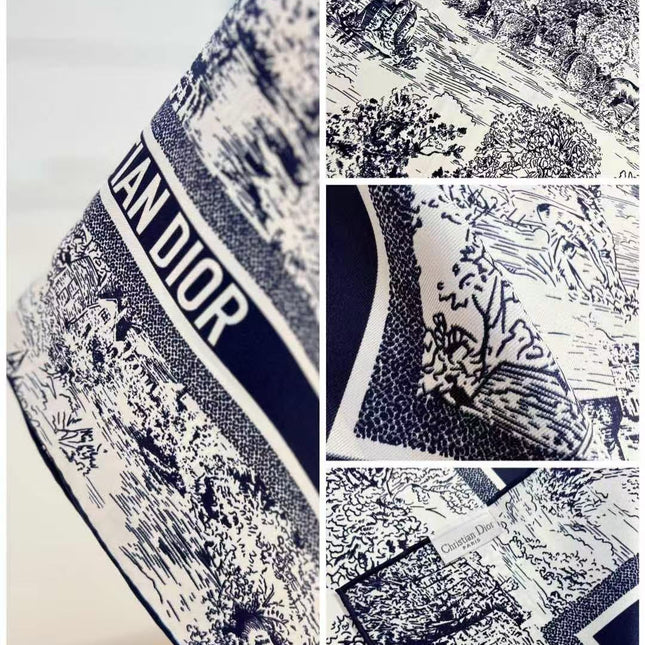DIOR 26S SCARF 90CM IN SILK 305978