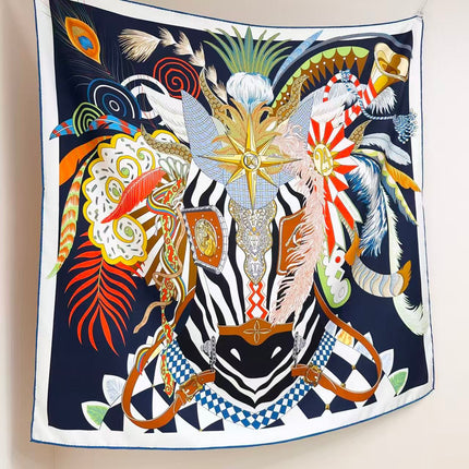 HERMES 26S SCARF 88 IN SILK 303218