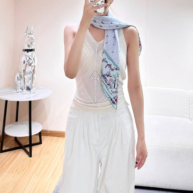 DIOR 26S SCARF 90CM IN SILK 309788