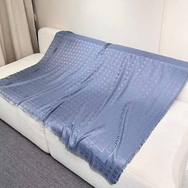 DIOR 26S SCARF 140CM IN CASHMERE SILK 303197
