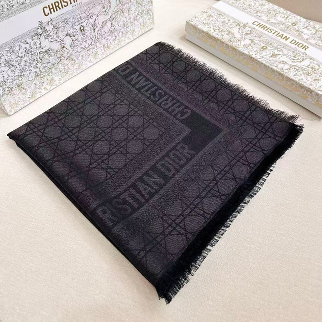 DIOR 26S SCARF 140CM IN CASHMERE SILK 303199