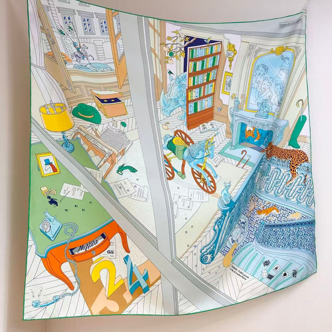 HERMES 26S SCARF 90 IN SILK 304328