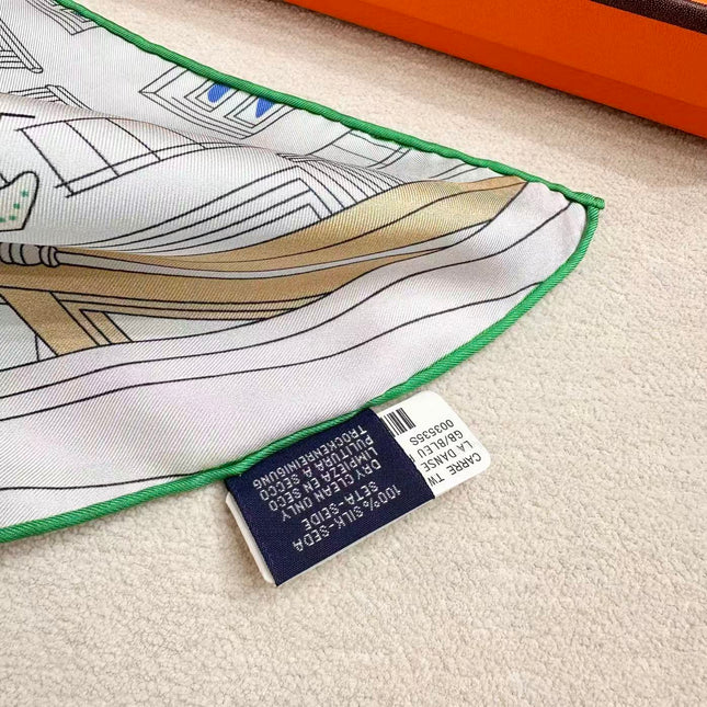 HERMES 26S SCARF 90 IN SILK 304328