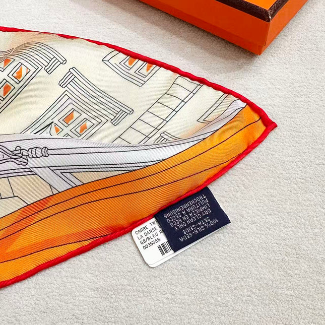 HERMES 26S SCARF 90 IN SILK 304329