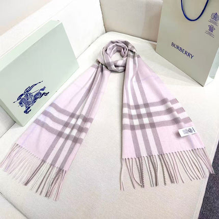 BURBERRY 26S SCARF 168 IN CASHMERE 513383