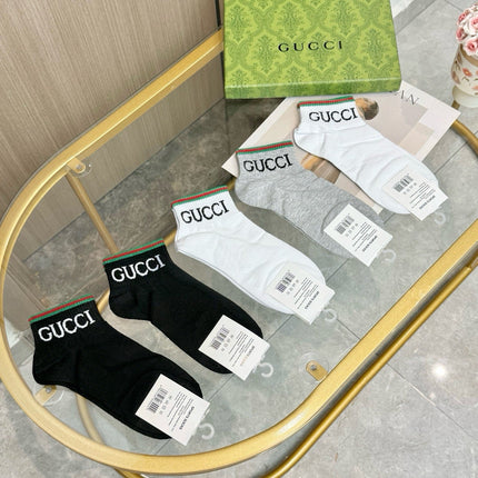 GUCCI 26S ANKLE SOCKS 348372 (1 BOX)