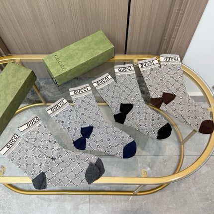 GUCCI 26S CREW SOCKS 407155 (1 BOX)