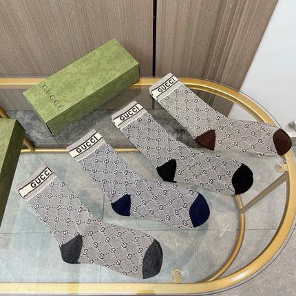 GUCCI 26S CREW SOCKS 407155 (1 BOX)