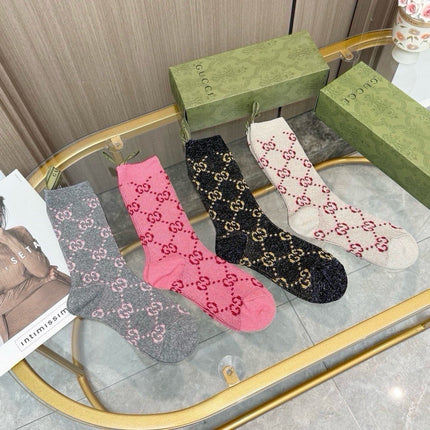 GUCCI 26S CREW SOCKS 407159 (1 BOX)