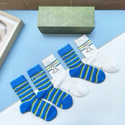 GUCCI 26S CREW SOCKS 407164 (1 BOX)