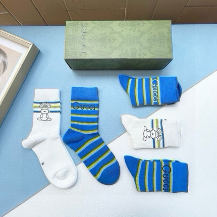 GUCCI 26S CREW SOCKS 407164 (1 BOX)