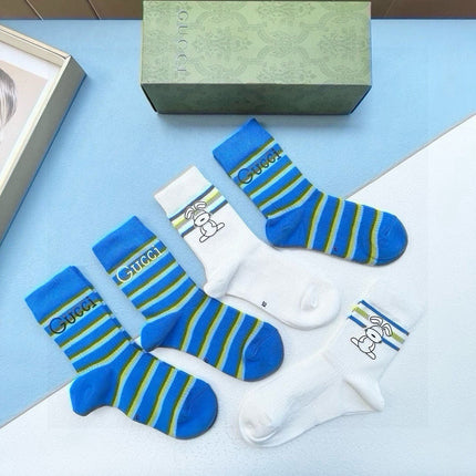 GUCCI 26S CREW SOCKS 407164 (1 BOX)
