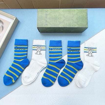 GUCCI 26S CREW SOCKS 407164 (1 BOX)