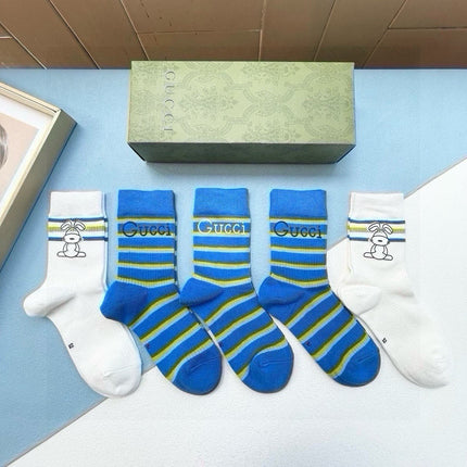 GUCCI 26S CREW SOCKS 407164 (1 BOX)