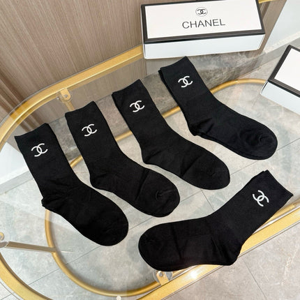 CHANEL 26S CREW SOCKS 412416 (1 BOX)
