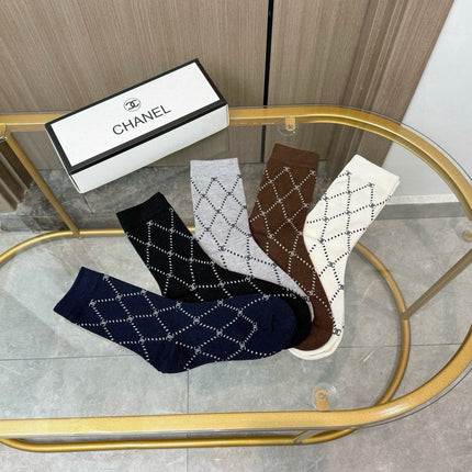CHANEL 26S CREW SOCKS 412420 (1 BOX)