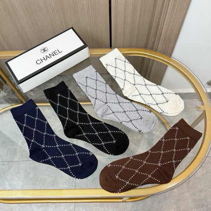 CHANEL 26S CREW SOCKS 412420 (1 BOX)